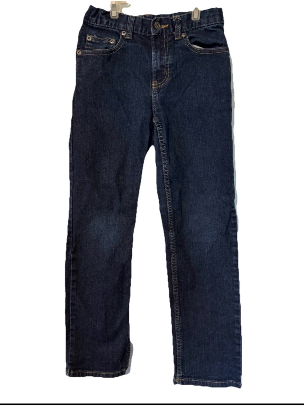 Boys 10R Faded Glory Blue Jeans With Adjustable Waist